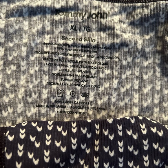 Tommy John Second Skin Men’s Boxer Briefs Deep Well Simple Knit XL NWT - Picture 4 of 7